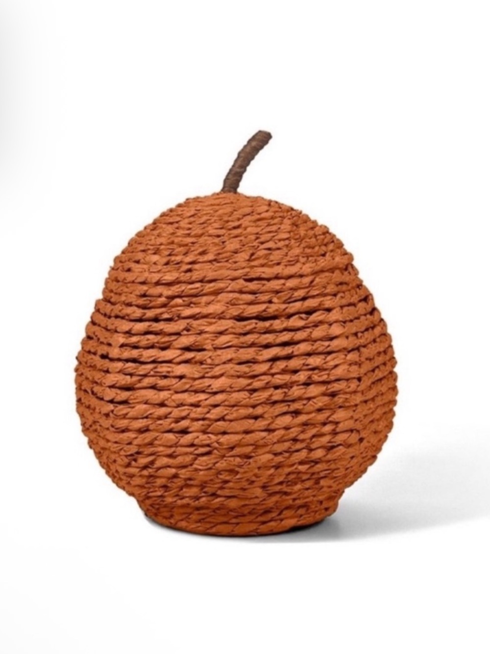 Orange Whicker Pumpkin Basket w/ Lid Fall Basket Pumpkin Decor Target Bullseye